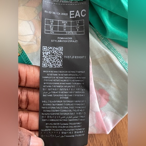 Guess Lamara Bloom Print Sleeveless Dress Size M - Picture 11 of 11